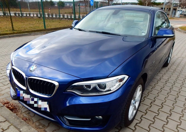 BMW Seria 2 cena 83900 przebieg: 121000, rok produkcji 2017 z Mosina małe 667